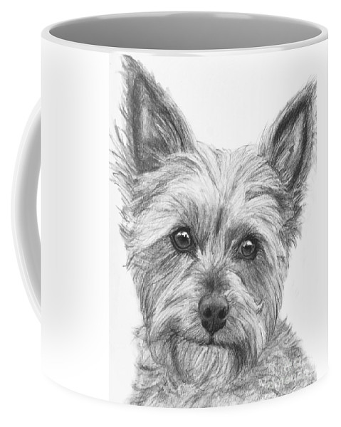 479x600 Yorkie Drawing Coffee Mug For Sale - Yorkie Drawing