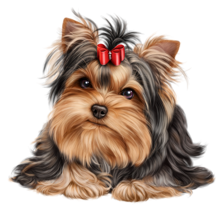 440x440 Puppy Yorkie Transparent Png Clipart Free Download - Yorkie Puppy Drawings
