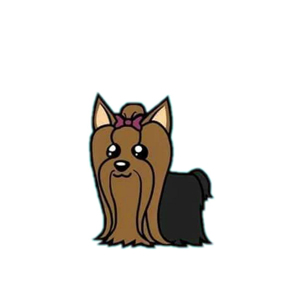 1024x1024 Collection Of Free Yorkie Drawing Dog Download On Ui Ex - Yorkie Puppy Drawings