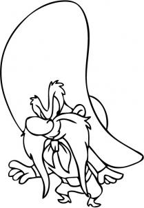 209x302 drawing printout how to draw yosemite sam - Yosemite Sam Drawing