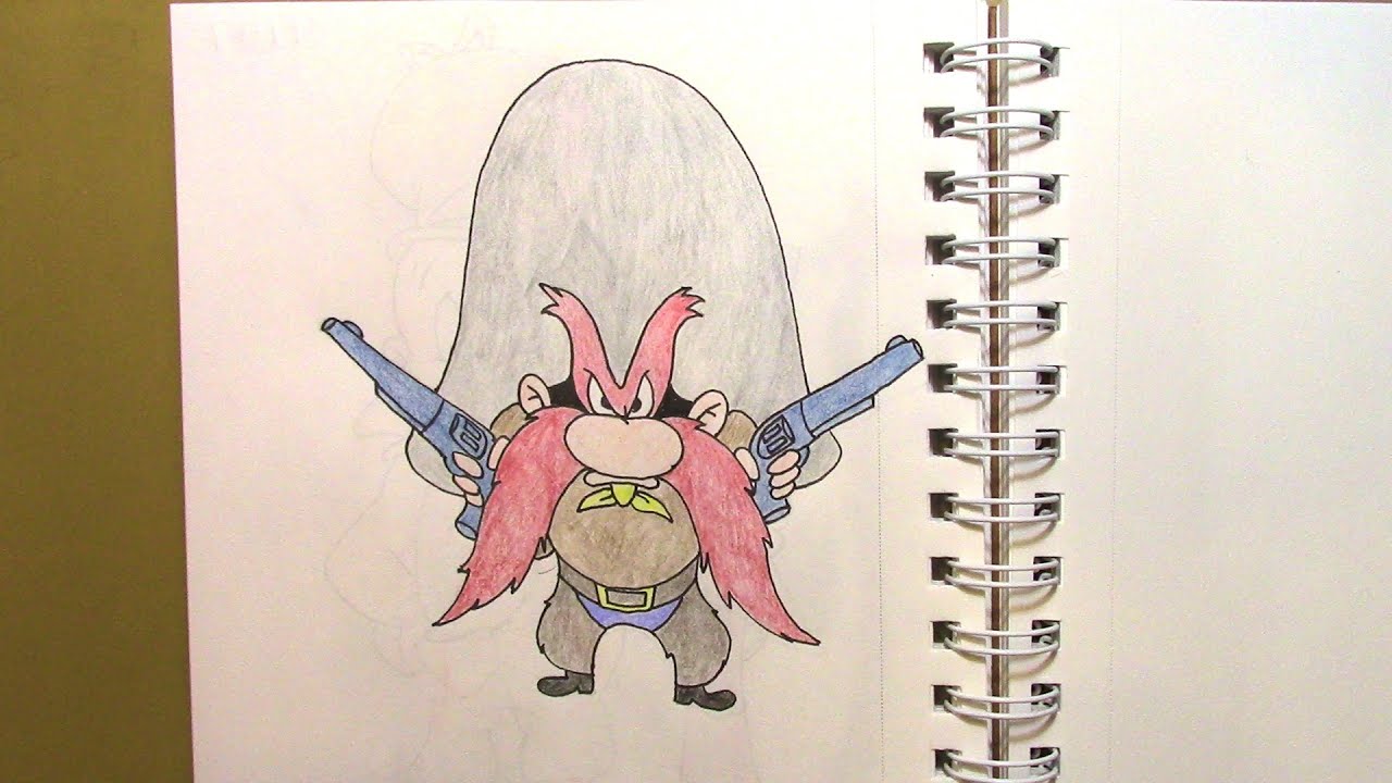 1280x720  - Yosemite Sam Drawing