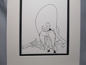 300x225 yosemite sam with his six shooter looney tunes line drawing - Yosemite Sam Drawing
