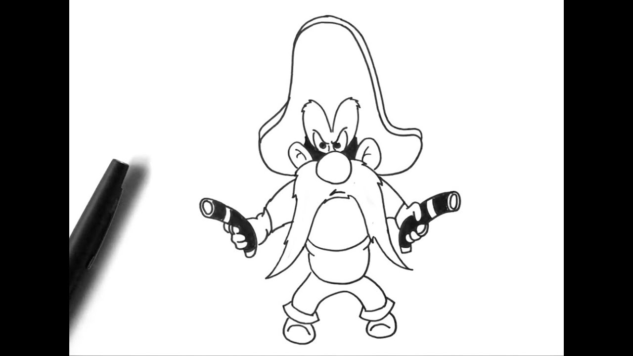 1280x720 comment dessiner yosemite sam - Yosemite Sam Drawing