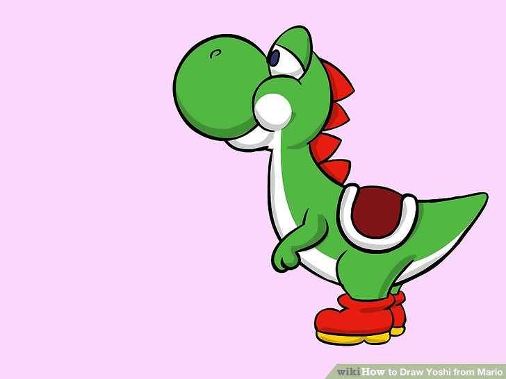 728x546 how to draw yoshi from mario - Yoshi Drawing