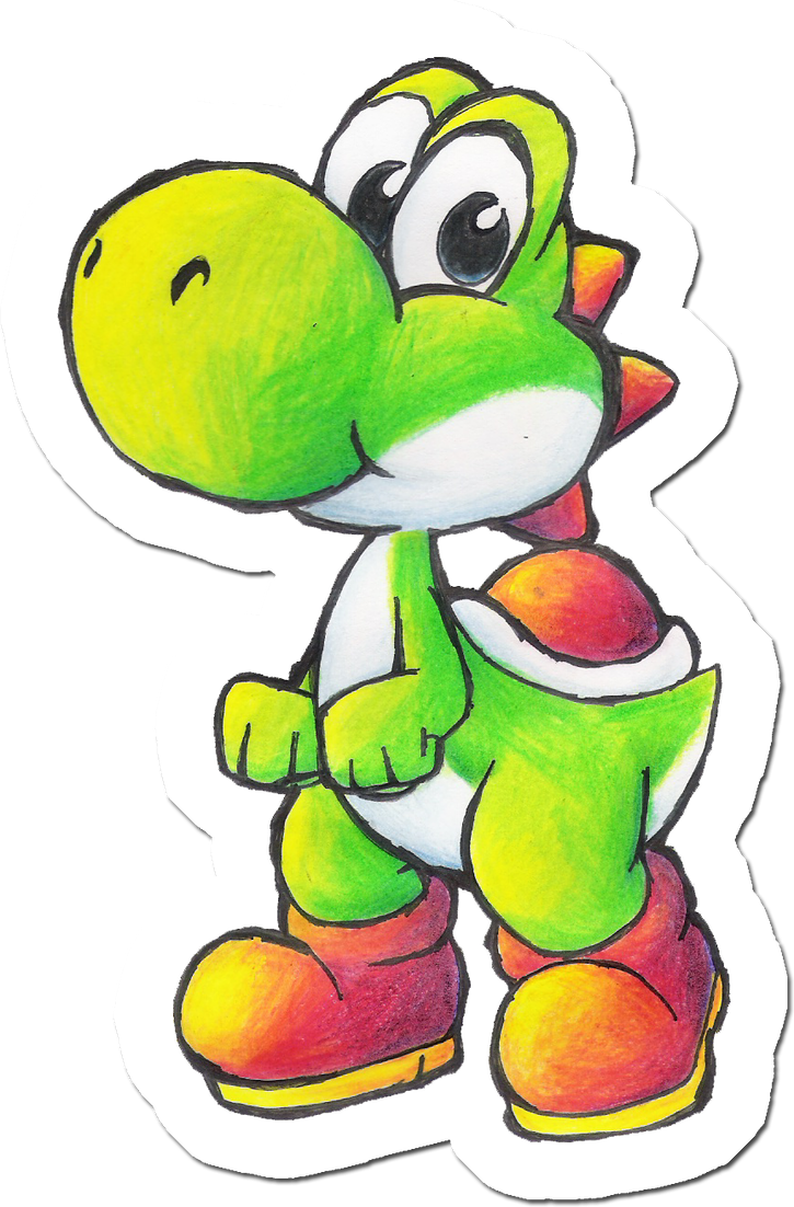 725x1102 yoshi drawing - Yoshi Drawing