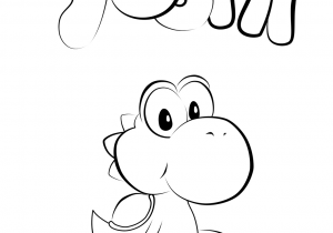 300x210 yoshi drawing step - Yoshi Drawing Step By Step