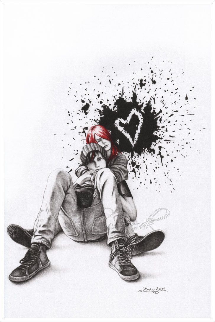 728x1087 how to draw people in love love life young couple fantasy - Young Couple Drawing