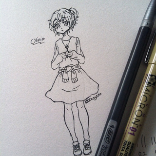 320x320 Younggirl Drawings On Paigeeworld Pictures Of Younggirl - Young Girl Drawing