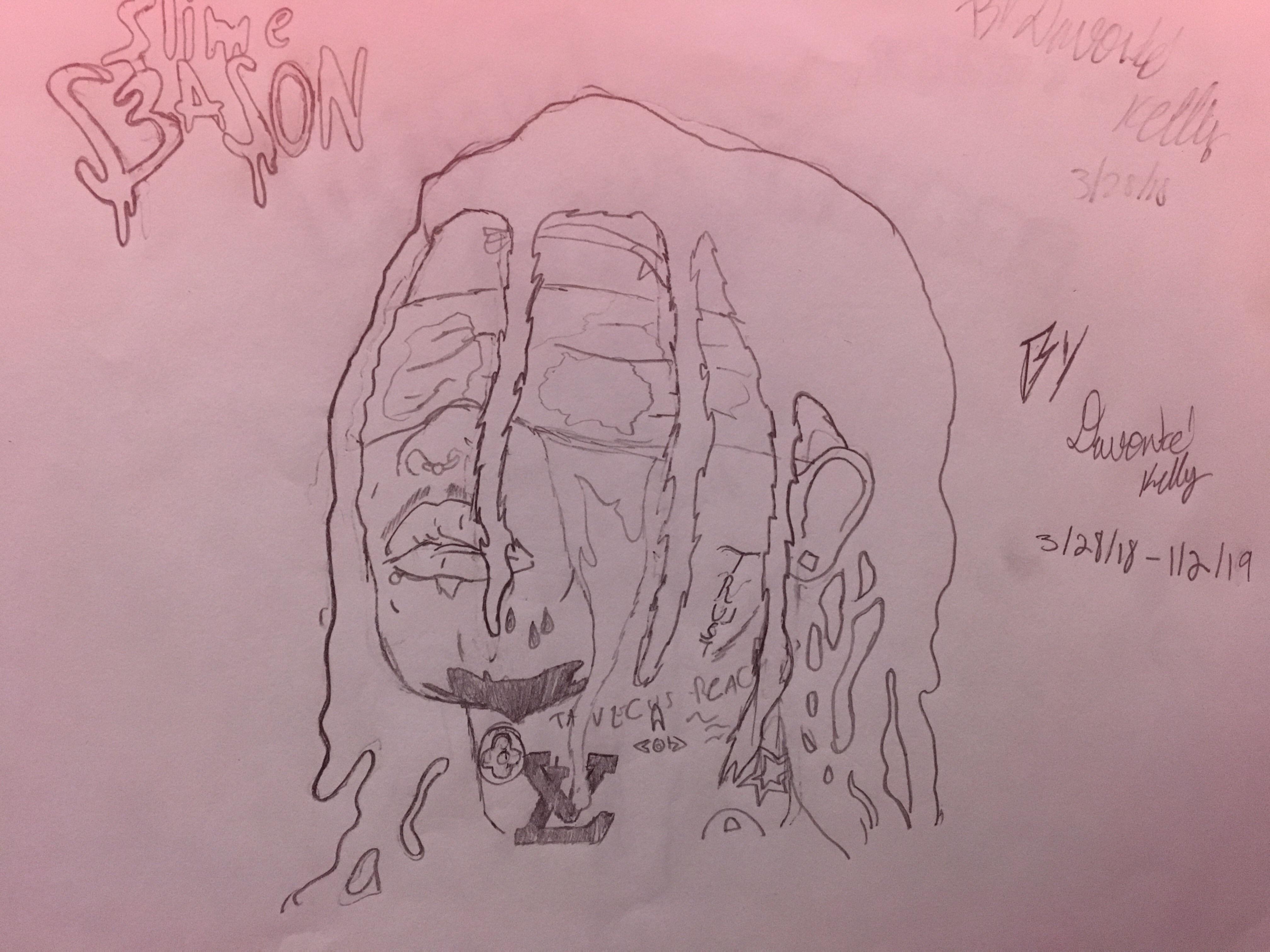 4032x3024 slime drawing i did youngthug - Young Thug Drawing