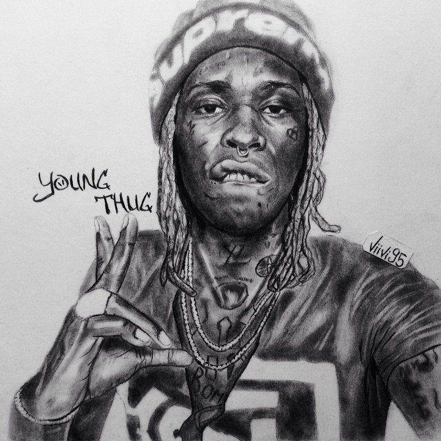 640x640 young thug - Young Thug Drawing