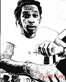 258x321 courtney cooper on twitter drawing i did of i hope - Young Thug Drawing