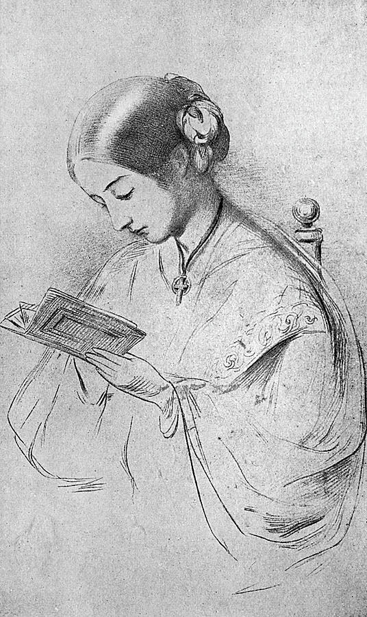 536x900 Florence Nightingale As A Young Woman Drawing - Young Woman Drawing