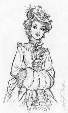 236x391 Young Woman Drawing - Young Woman Drawing