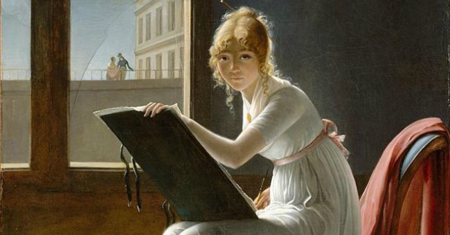 650x340 Artwork Of The Week Young Woman Drawing - Young Woman Drawing