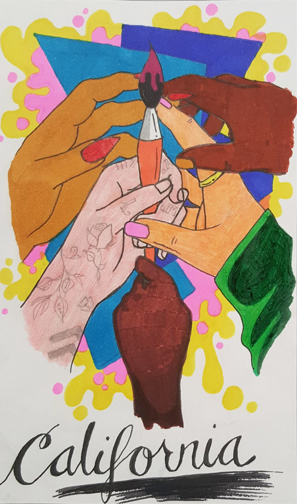 591x1000 youth art month - Youth Drawing