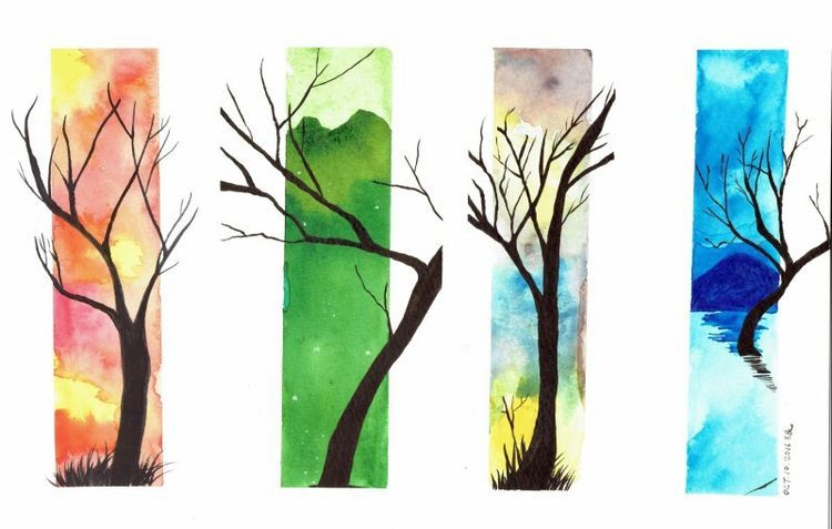 750x477 youth drawing inked trees - Youth Drawing