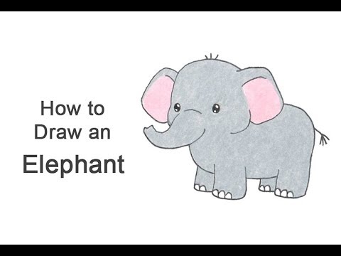 480x360 How To Draw An Elephant - Youtube Elephant Drawing
