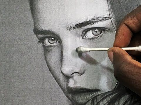 480x360 How To Shade And Draw Realistic Eyes, Nose And Lips With Graphite - Youtube Pencil Drawing