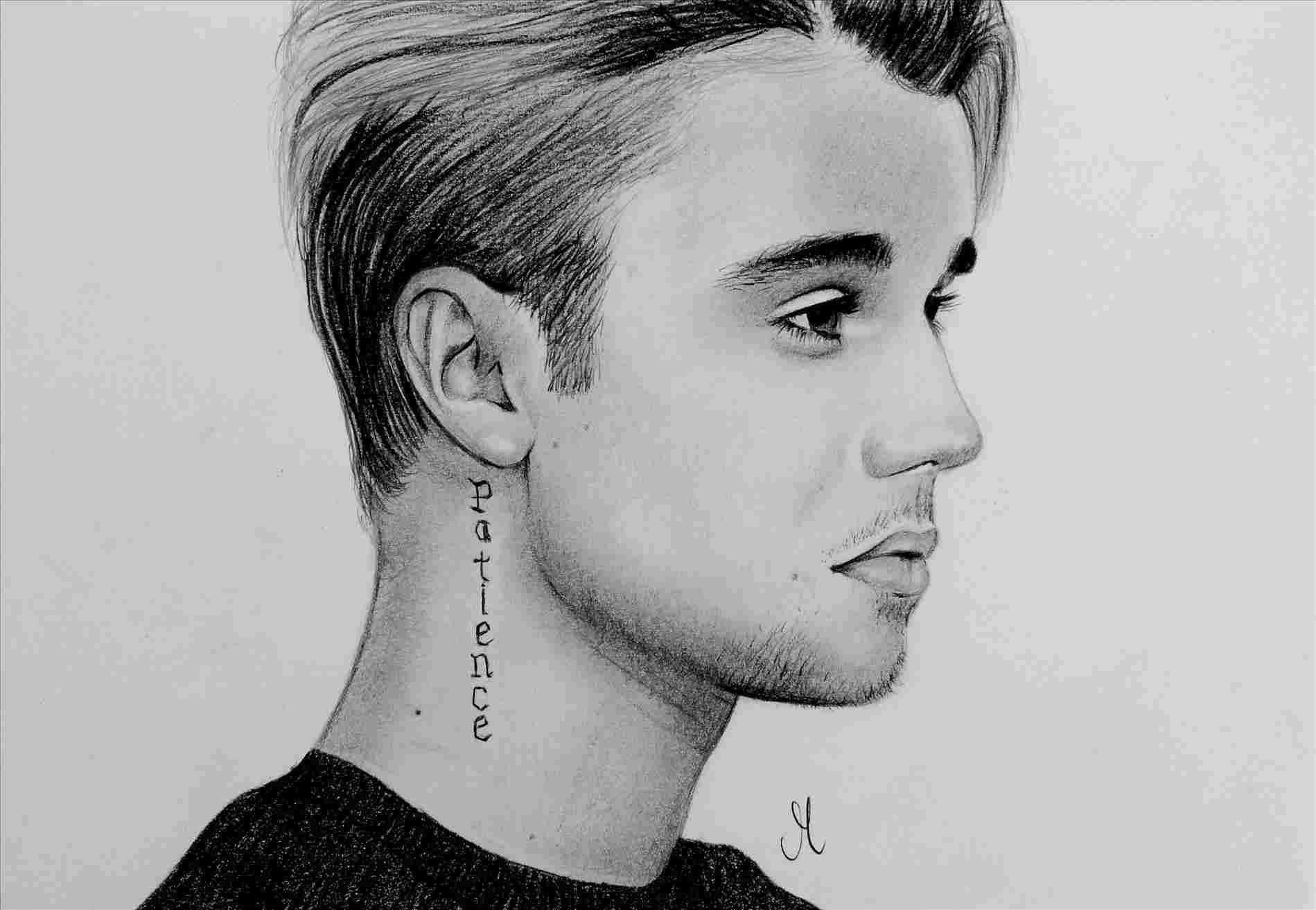 1899x1313 Pencil Sketch Of Justin Bieber - Youtube Pencil Drawing
