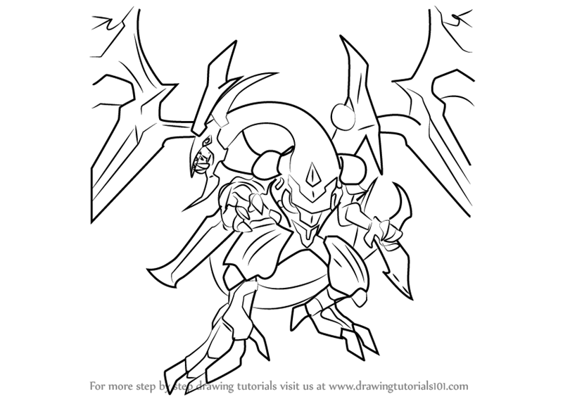 800x567 Learn How To Draw Dark Rebellion Xyz Dragon From Yu Gi Oh - Yu Gi Oh Drawing