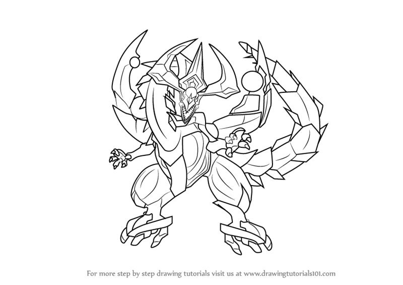 800x565 learn how to draw odd eyes pendulum dragon from yu gi oh! official - Yu Gi Oh Drawing