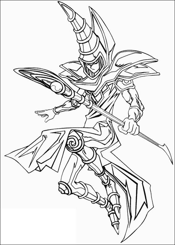 567x794 Yu Gi Oh Magic Monster Card Coloring Picture For Kids Yu Gi Oh - Yu Gi Oh Drawing
