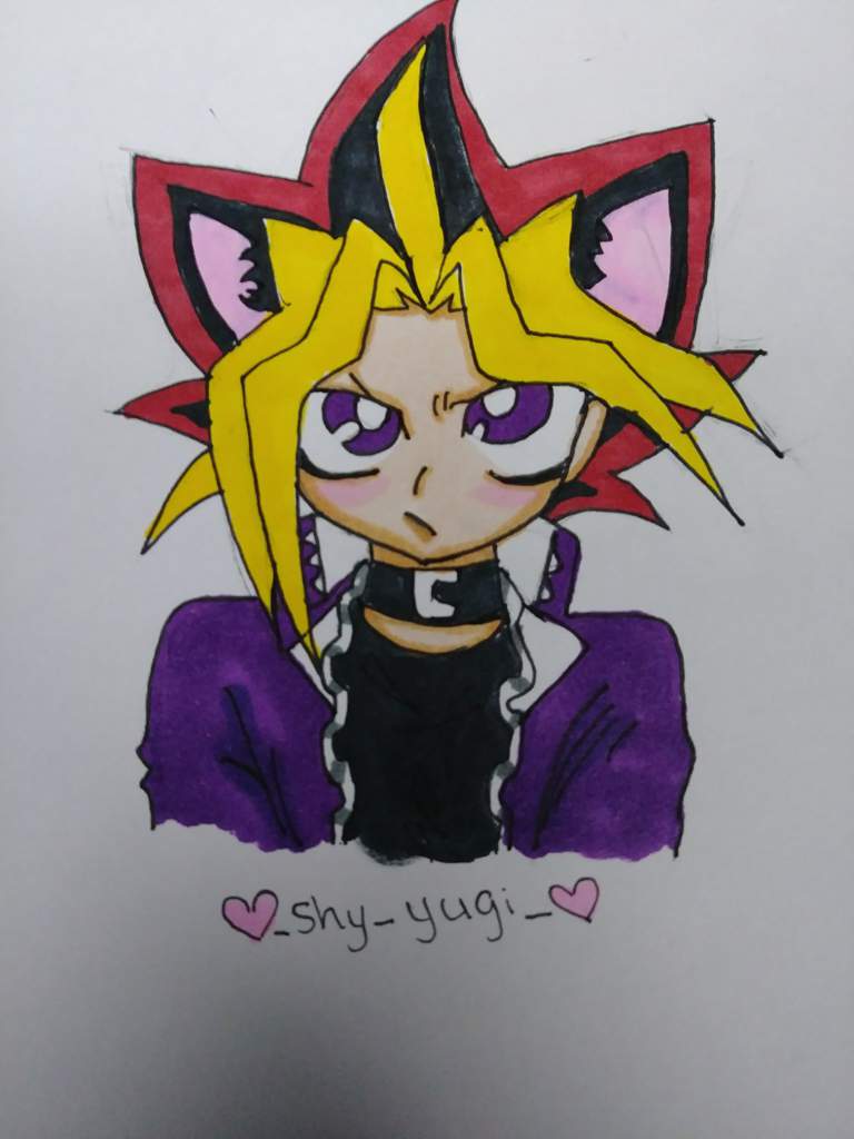 768x1024 Neko Yamiyugi Yu Gi Oh Duelist Amino - Yu Gi Oh Drawing