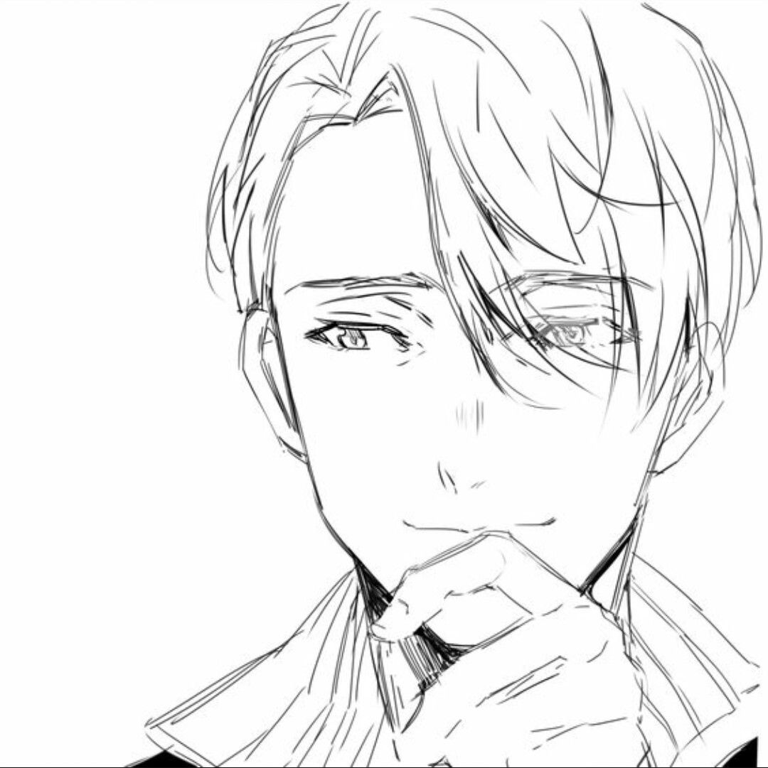 1080x1081 Ice Drawing Anime For Free Download - Yuri On Ice Drawing