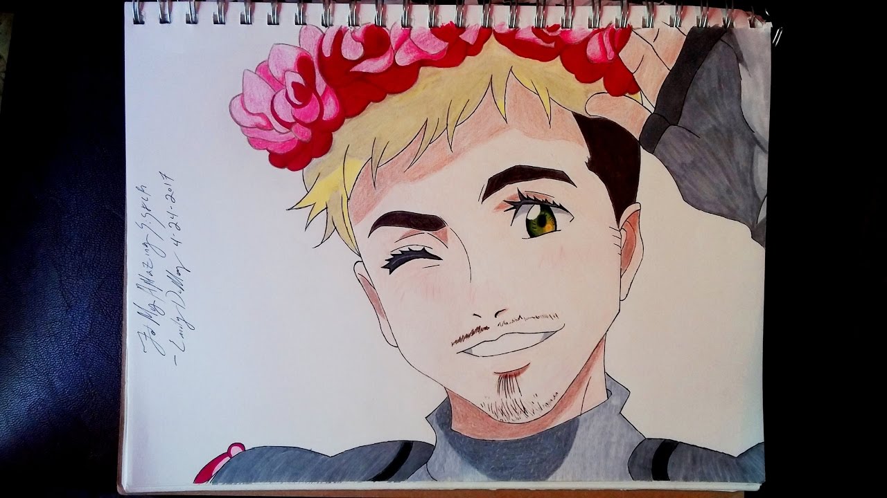 1280x720 Speed Drawing Chris From Yuri On Ice! Requested - Yuri On Ice Drawing