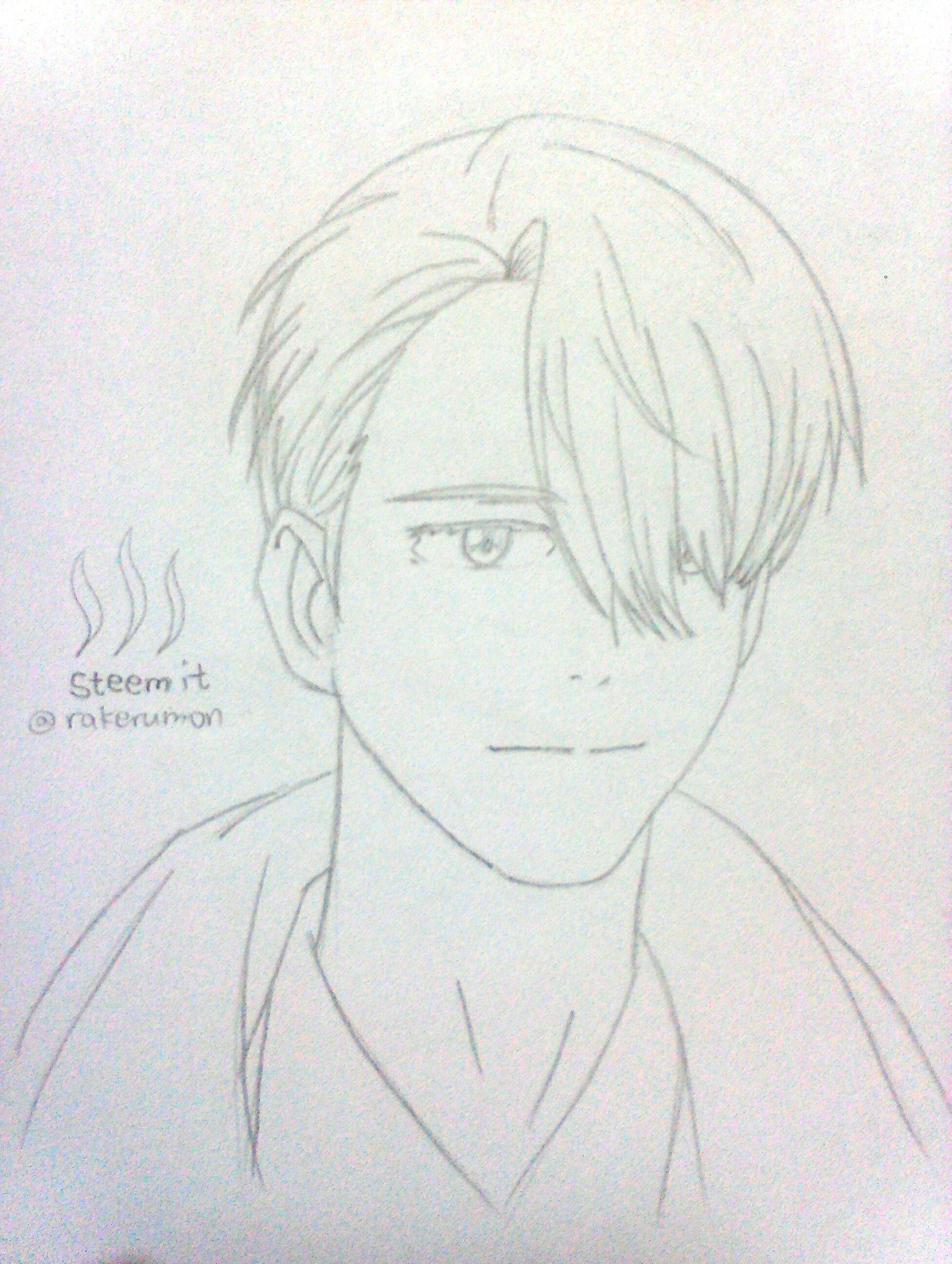 1952x2592 Anime Drawing Challenge - Yuri On Ice Drawing