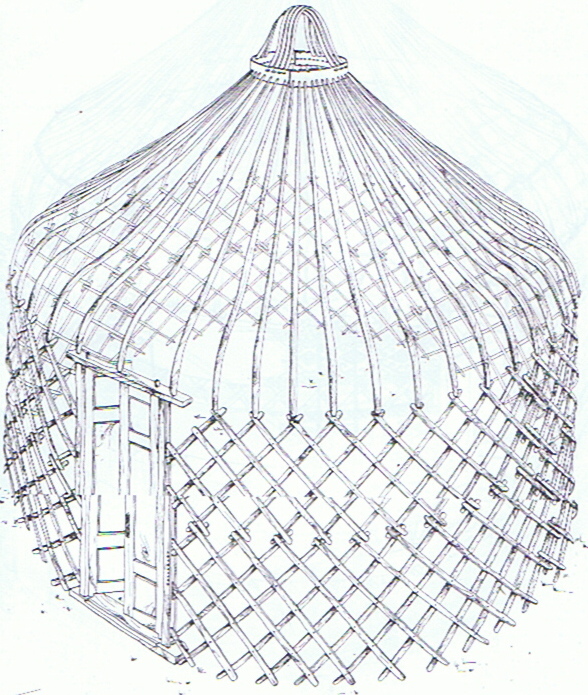 Yurt Drawing at PaintingValley.com | Explore collection of Yurt Drawing