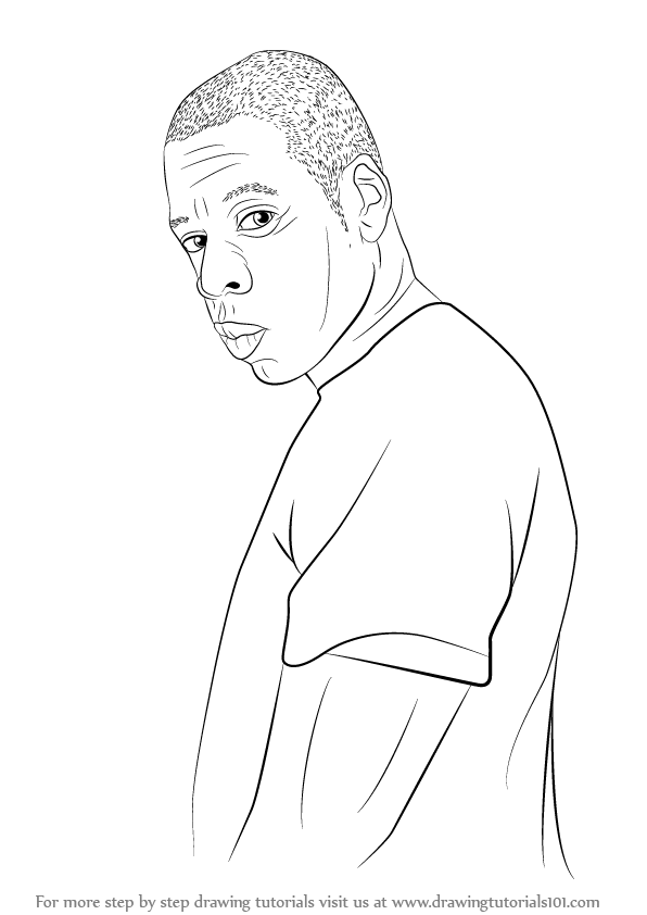 596x842 Learn How To Draw Jay Z - Z Drawing