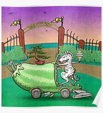 210x230 Zamboni Drawing Posters Redbubble - Zamboni Drawing