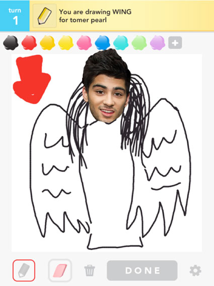 425x568 How To Draw One Direction Cartoon Zayn - Zayn Malik Cartoon Drawing