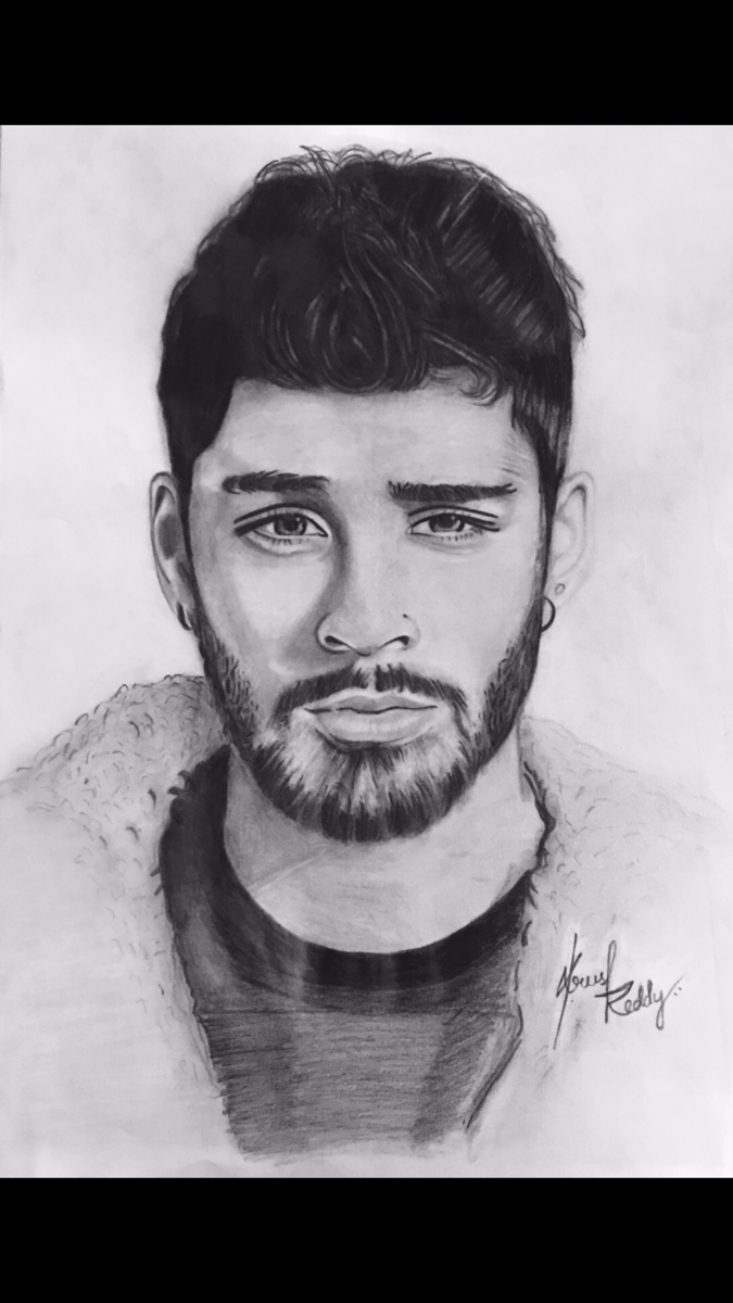 675x1200 Realistic Pencil Sketch Of Zayn Malik Drawing - Zayn Malik Drawing