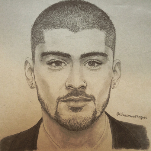 500x500 My Drawing Of Zayn Malik - Zayn Malik Drawing