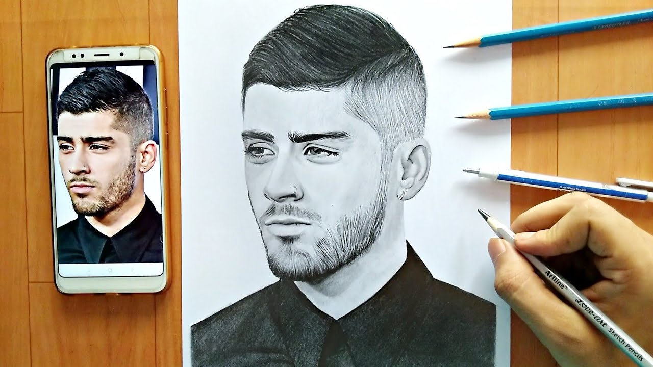 1280x720 Drawing Zayn Malik - Zayn Malik Drawing