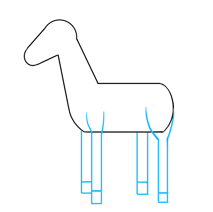 680x678 How To Draw A Zebra - Zebra Drawing