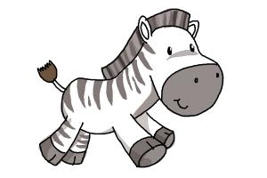 300x200 How To Draw A Zebra For Kids - Zebra Drawing Easy