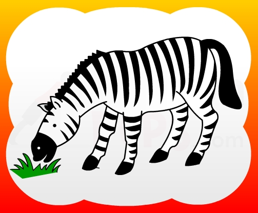 503x415 How To Draw Zebra For Kids - Zebra Drawing For Kid