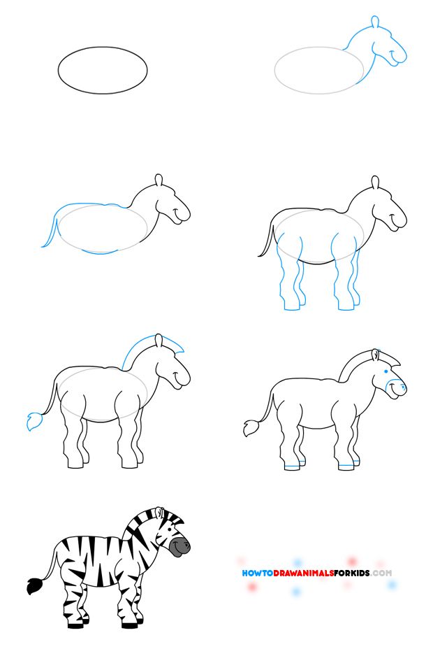 620x928 art technique - Zebra Drawing Step By Step
