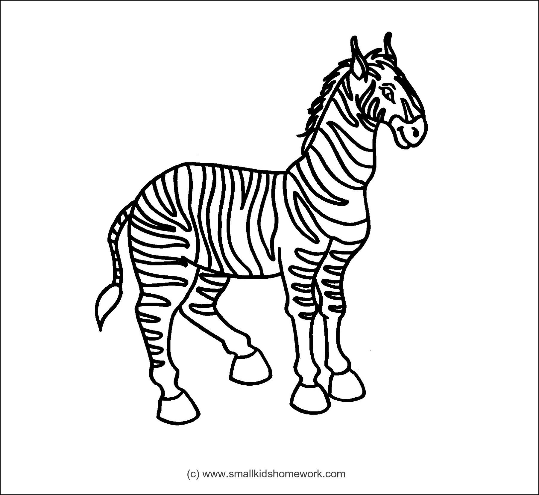 1801x1652 Zebra Outline Drawing - Zebra Face Drawing