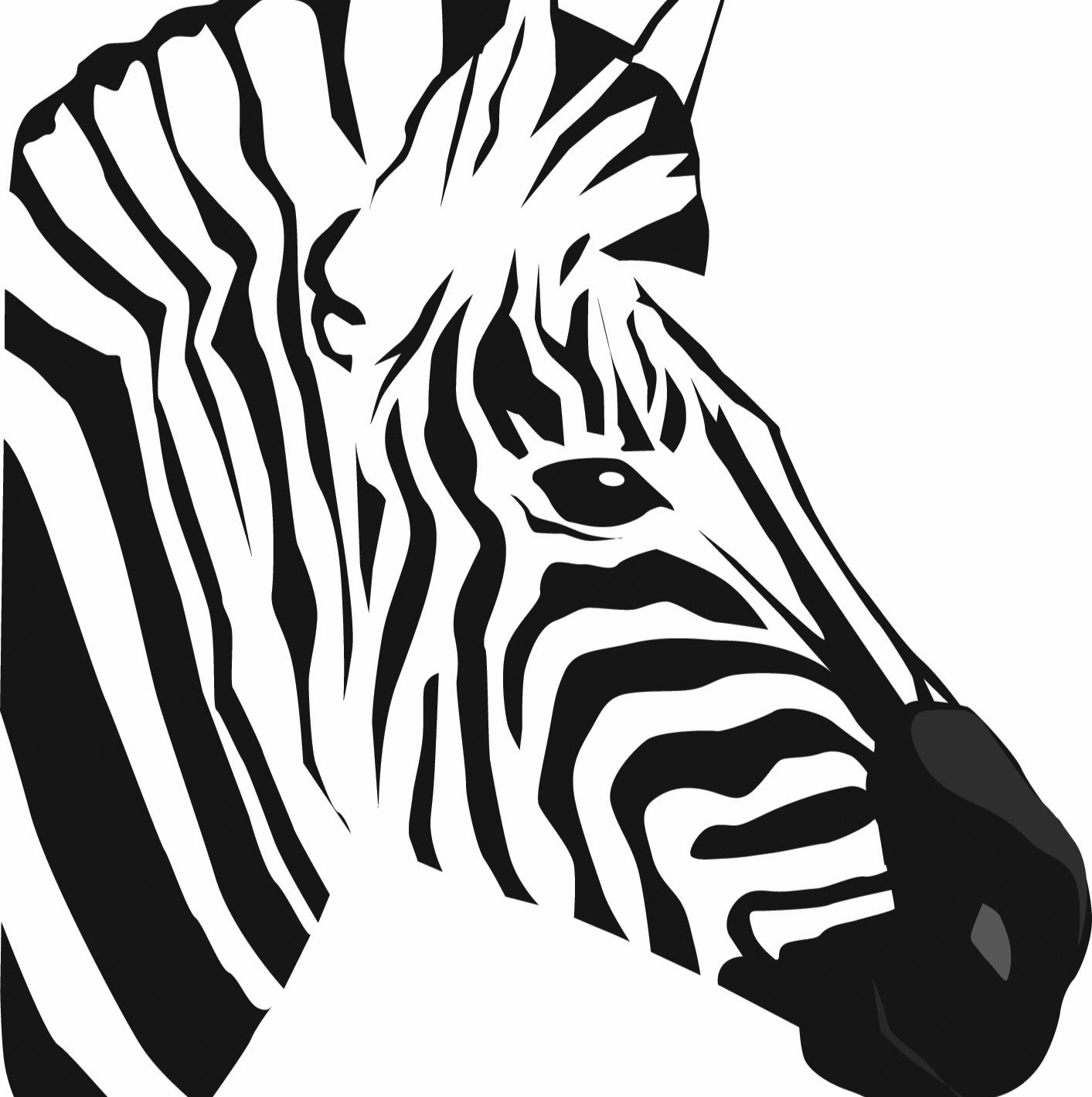 Zebra Head Drawing at PaintingValley.com | Explore collection of Zebra ...