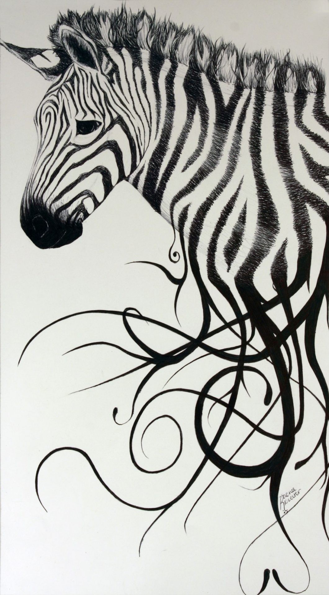 1060x1916 How To Draw Zebra Print Inspirationa Drawing How To Draw Animal - Zebra Print Drawing