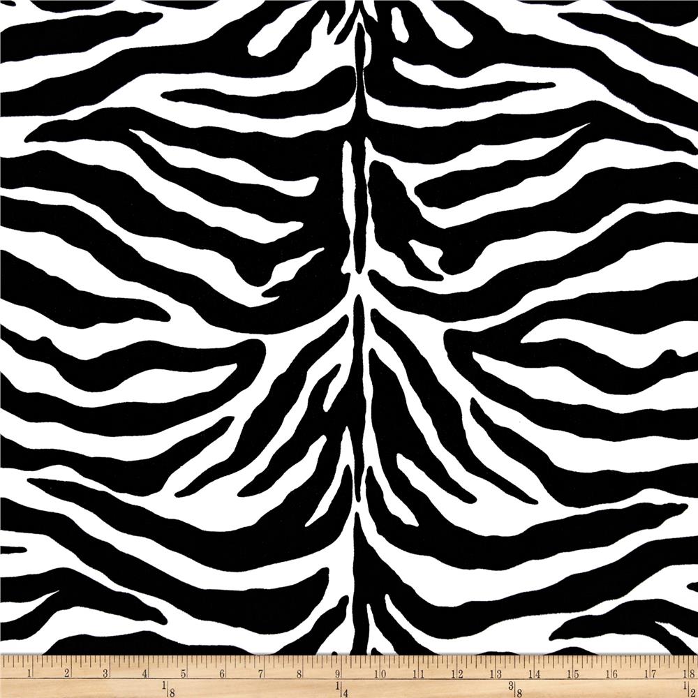 1000x1000 Polycotton Twill Zebra Print Blackwhite - Zebra Print Drawing