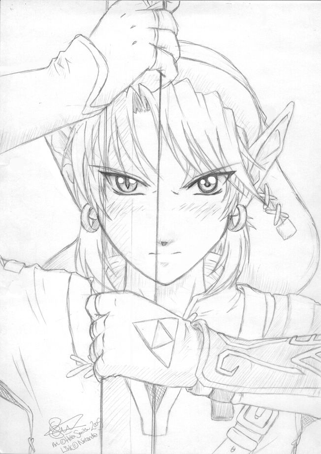 652x923 princess zelda drawing zelda twilight princess - Zelda Drawing