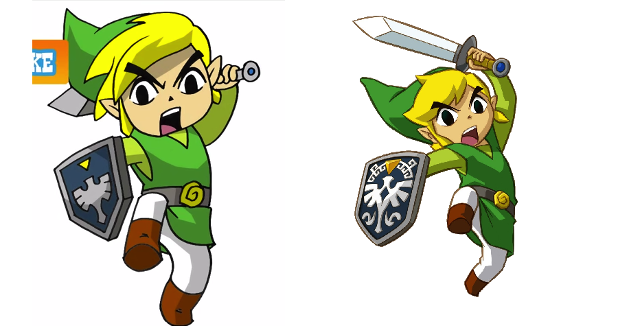 900x478 How To Draw Toon Link - Zelda Link Drawing