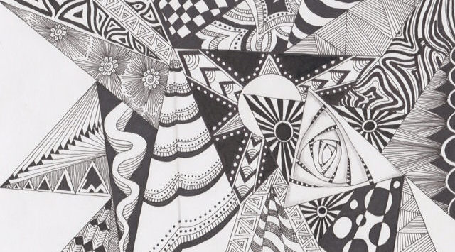 640x355 salina artist to show zen doodle drawings - Zen Doodle Drawing