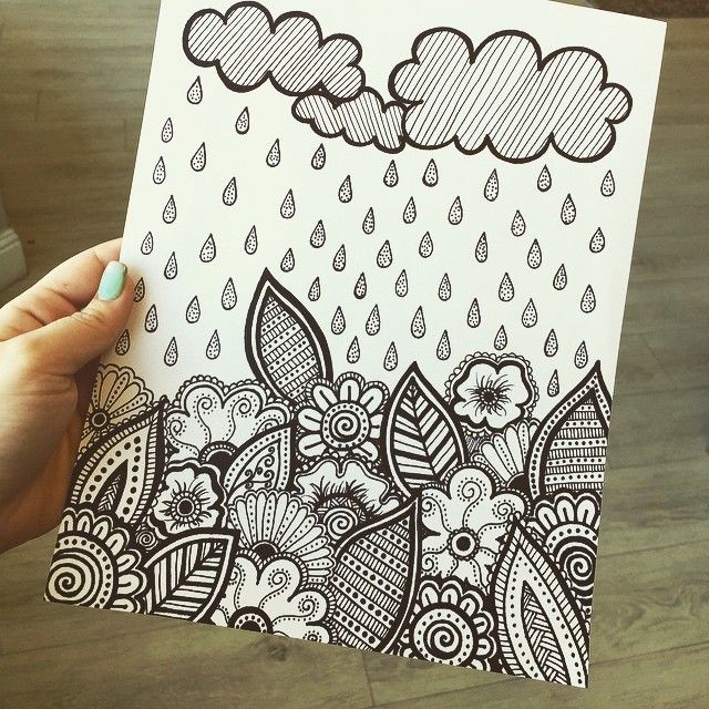 640x640 Silly Doodles - Zen Doodle Drawing
