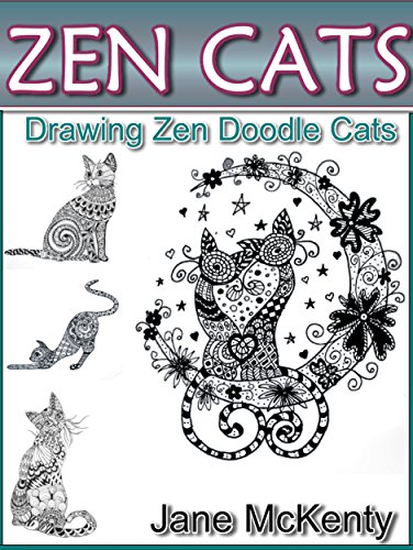 376x500 zen cats drawing amazing zen doodle cats - Zen Doodle Drawing